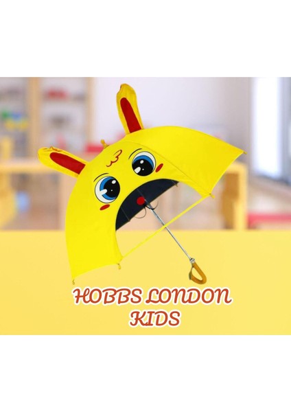 Sevimli Kahraman 3 Boyutlu Çocuk Şemsiyesi (Çift Katman)