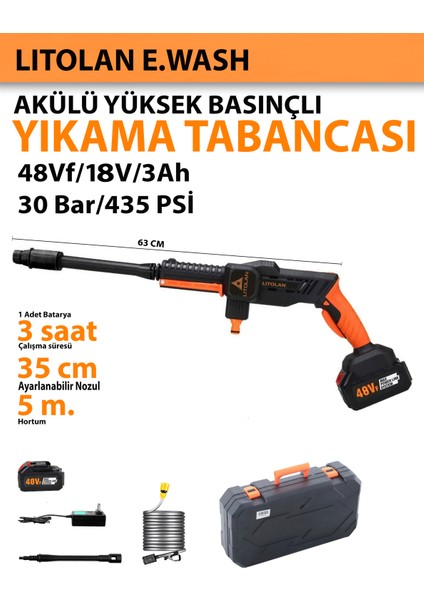 16 Lt Akülü Yüksek Basınçlı Yıkama Makınsesı fiyatları
