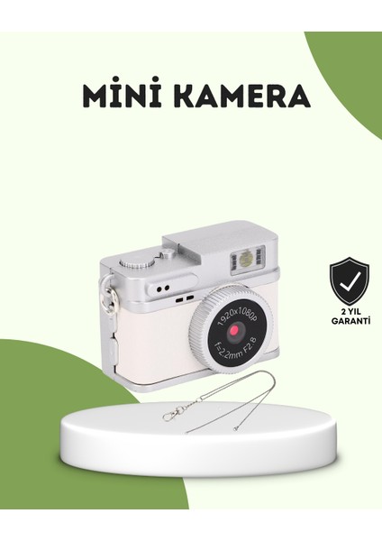 Mini Hd Dijital Kamera 1080P Kordonlu Taşınabilir Retro Model
