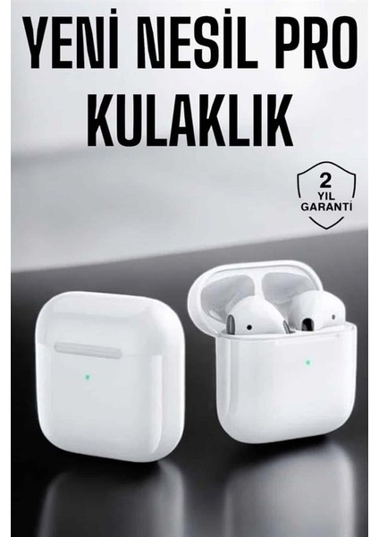 Yeni Nesil Pro Bluetooth Kulaklık Uzun Pil Ömrü Beyaz fiyatları