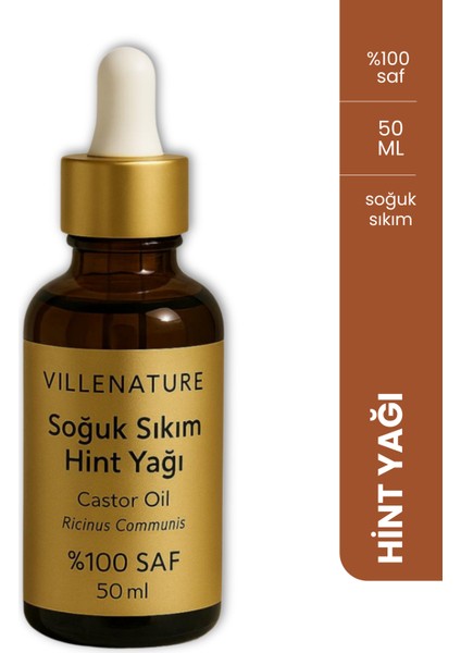 Soğuk Sıkım Hint Yağı 50 ml
