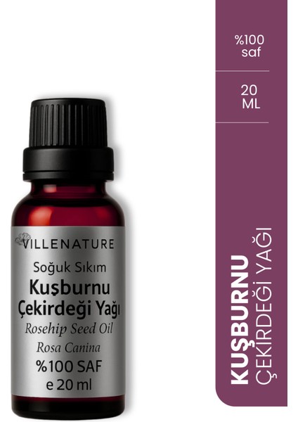 Soğuk Sıkım Kuşburnu Çekirdeği Yağı 20 ml