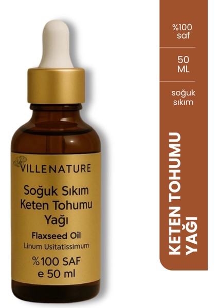 Soğuk Sıkım Keten Tohumu Yağı 50 ml