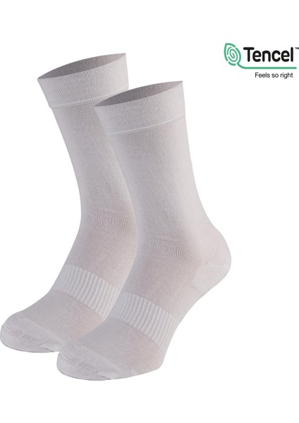 Kadın Ekstra Yumuşak Dikişsiz Beyaz Soket Çorap