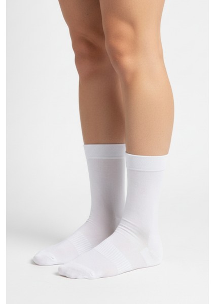 Kadın Ekstra Yumuşak Dikişsiz Beyaz Soket Çorap modelleri