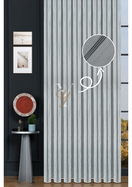 Simli Çelik 5006 Tül Perde V-Sedef