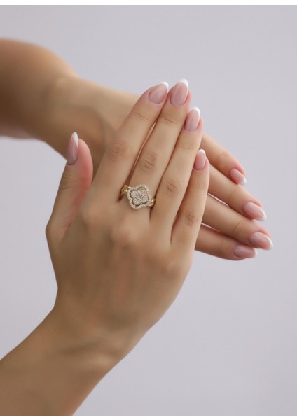 Nar-in Altın Mücevherat Tasarım Altın Yüzük 053