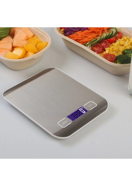 Lüx Dijital Mutfak Terazisi 5 kg 1 gr Hassas Paslanmaz Çelik + Pil fırsatları