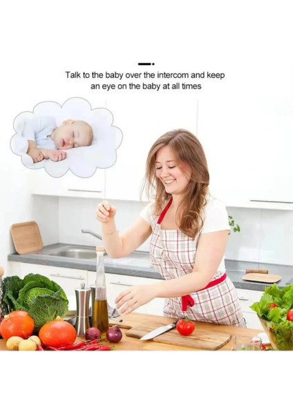 Bebek Kamerası Kumandalı Monitörlü Konuşma Özellikli Işıklı Gece Görüslü Hatırlatıcıl indirimleri