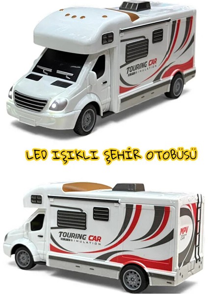 Pilli Işıklı Uzaktan Kumandalı Karavan 20 cm - Ful Fonksiyon LED Işıklı Kumandalı Karavan modelleri