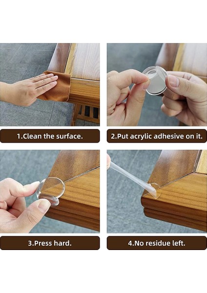 Silikon Şeffaf Masa Kenar , Köşe Koruması