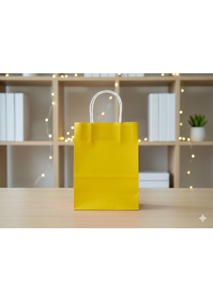 Renkli Desenli Karton Çanta 28 Adet (Her Renkten 4 Adet)