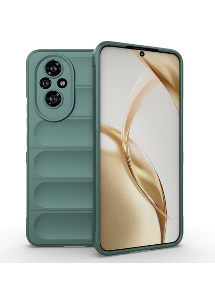 Honor 200 Pro Kılıf Esnek Tpu Oyuklu Arka Yüzey Tasarımlı Zore Etnik Silikon Kapak