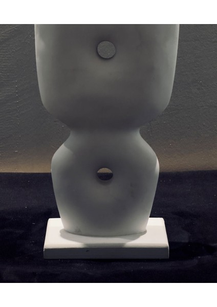 Soyut Modern Heykel – 40X14 cm Dekoratif Sanat Ev ve Ofis Aksesuarı fiyatları