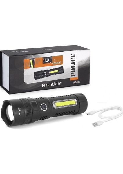 Police PS-359 Şarjlı El Feneri ( Lisinya )