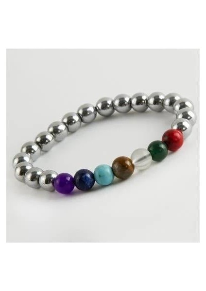 7'li Doğaltaş Çakra Bileklik