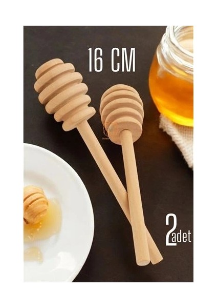 Bal Kaşığı Ahşap Uzun 16 cm Bal Damlatıcı Kaşık 2 Adet fiyatları