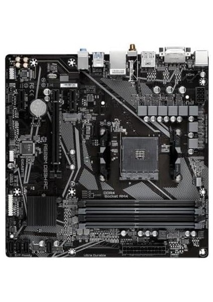 Gıgabyte A520 A520M-DS3H-AC Wıfı Ddr4 Hdmı-Dp-Dvı Pcıe 4.0 Am4 Matx fiyatları