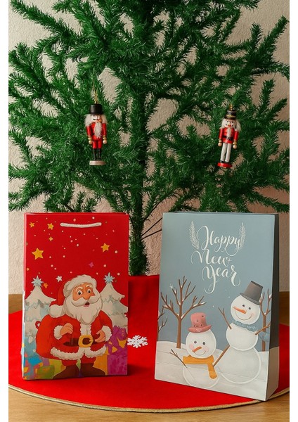 ✨ Yılbaşı Çam Ağacı Süsleri – Parlak ve Işıltılı Toplar 6’lı Set