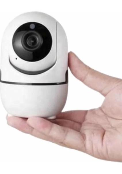 Baby Kamera Kablosuz 720P Beyaz 360 Derece Wifi Kamera Full Hd 1080P fırsatları
