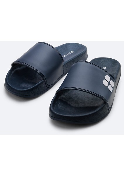 Erkek Lacivert Esnek Taban Hafif Terlik B008300