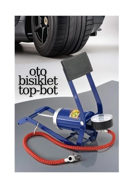 Bfs Lastik Şişirici Ayak Hava Pompası