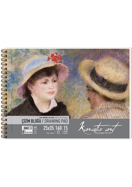Art 160GR 25*35 15 Yp. Spiralli Çizim Blok fiyatları