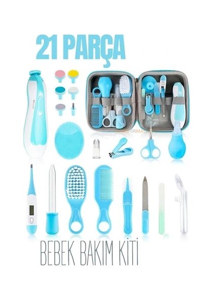 Bebek Bakım Seti Çantalı Bebek Bakım Kiti