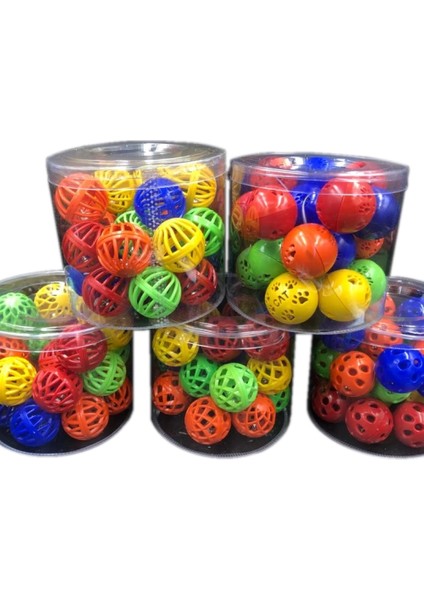 Çıngıraklı Kedi Topu 100 Adet