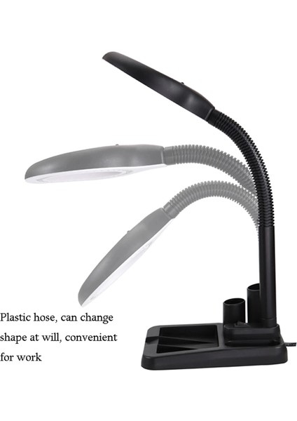 Esnek 5x /10X,40 LED Işıklı Büyüteç ,lamba Büyüteç Okuma, Çalışma Lehim Masa Lambası A indirimleri