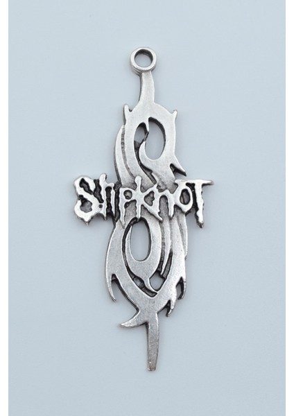 Slipknot Gümüş Kaplama Kolye Ucu