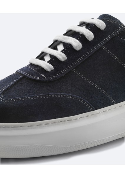Erkek Lacivert %100 Süet Esnek Taban Hafif Casual Ayakkabı B008002