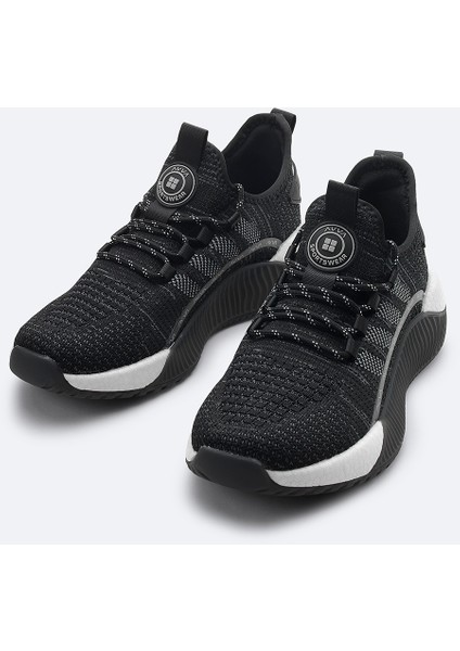 Erkek Siyah Nefes Alan Hafif Sneaker Ayakkabı A41Y8026