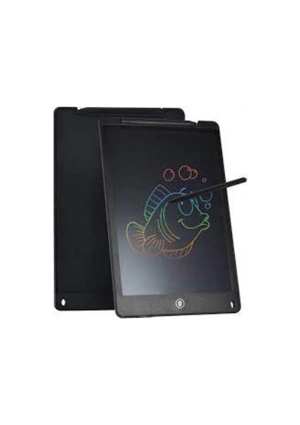 T12 Siyah Writing Tablet LCD 12 Inç Dijital Kalemli Çizim Yazı Tahtası
