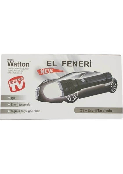 Flaşörlü Uzun Mesafeli Şarjlı Pilli Mıknatıslı El Feneri WT-282 indirimleri