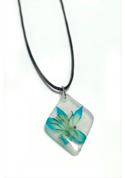 Ieg Tesbih Çiçeği Baklava Dilimli Epoksi Kolye