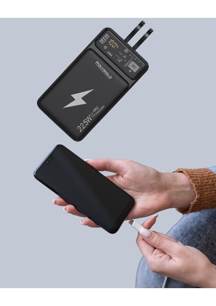 Mobil Powerbank 22.5W Pd Destekli Hızlı Şarj indirimleri