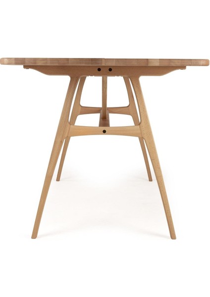 6 Kişilik Slim Masif Kayın Ahşap Masa - 160X80 modelleri