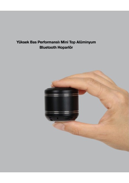 Mini Alüminyum Bluetooth Hoparlör Yüksek Bas Performansı modelleri