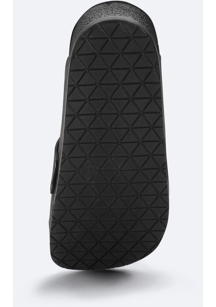 Erkek Siyah Tek Bantlı Hafif Rahat Taban Sandalet Terlik A51Y8302