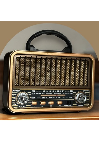 Modern, Ahşap, Nostaljik Radyo - Bluetootlu, Kibar, Fm Radyo & Şıklık ve Tarz Bir Arada (Videolu Ürün)