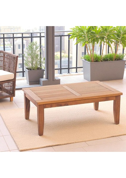 Nevada Os Iroko Bahçe Balkon Masası modelleri