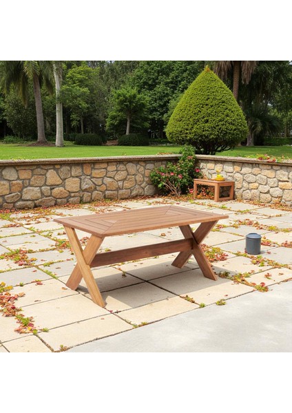 Cross L Os Iroko Bahçe Balkon Masası fırsatları