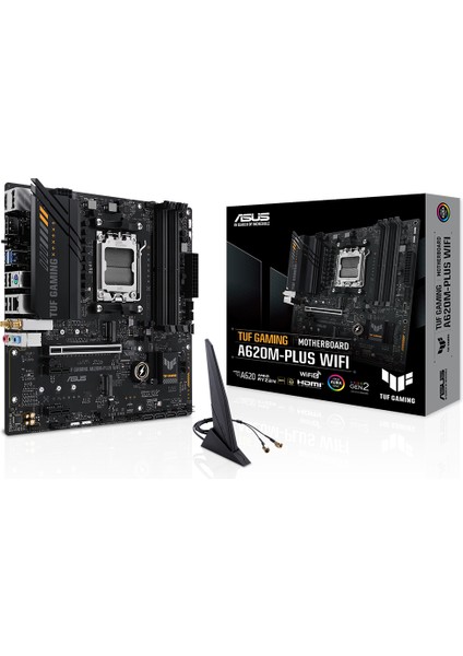 Tuf Gamıng A620M-PLUS Wıfı 4xddr5 2xdp/1xhdmı 2xm.2 Am5 Anakart