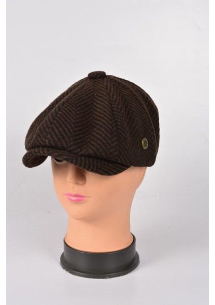 Çocuk Kışlık 8 Parca Hakiki Yün Model Peaky Blinders Kasket Şapka