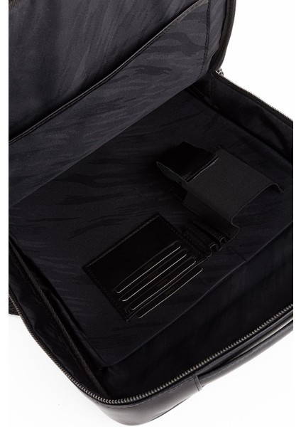 %100 Hakiki Deri 15,6 Inç Laptop & Evrak Çantası Sırt Çantası