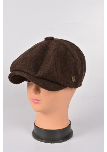 Çocuk Kışlık 8 Parca Hakiki Yün Model Peaky Blinders Kasket Şapka