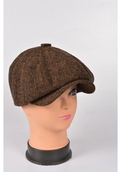 Çocuk Kışlık 8 Parca Hakiki Yün Model Peaky Blinders Kasket Şapka modelleri