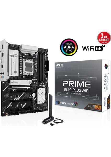 Prıme B850-PLUS Wıfı 4xddr5 Dp/hdmı 3xm.2 Am5 Anakart