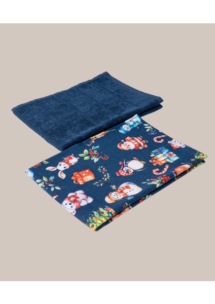 Yılbaşı 2'li Mutfak Havlusu